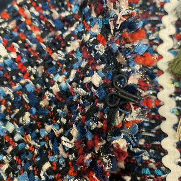 Zara Woman Tweed Jacket with Trim - Picture 9 of 9